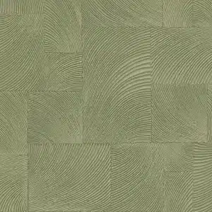 Omura Murio vihreä geometrinen tapetti A71503